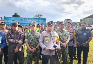 Nataru di Riau Dijaga 1.160 Personel, Kapolda: Jangan Berlebihan dan Hormati Korban Bencana