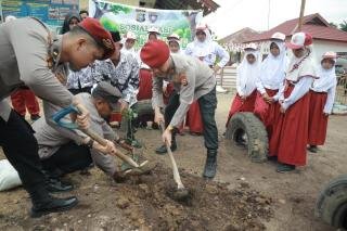 Tegas dalam Penindakan Kejahatan Lingkungan, Satreskrim Polres Inhu Juga Komit Lestarikan Ekologi