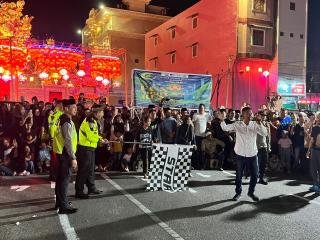 Polres Rohil Gelar Fun Night Run Green Policing, Berikut Daftar Pemenangnya