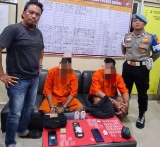 Kantongi Puluhan Paket Narkoba, Dua Pria di Dumai Ini Dicokok Polisi