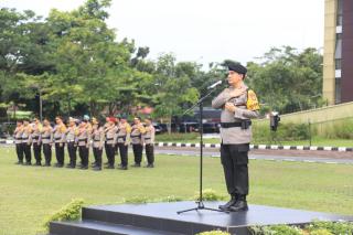 Terima Personel BKO Pam TPS, Kapolda Riau: Saya Terima Penuh Hormat & Bangga 
