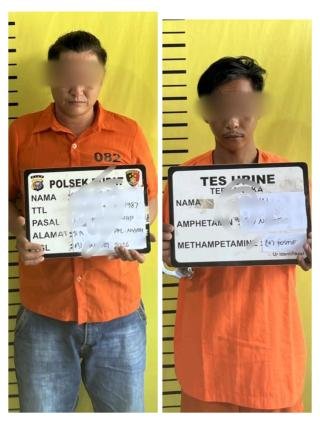 Polsek Rupat Bekuk Dua Pria Terduga Pengedar Narkoba, Sita Sabu dan Pil Ekstasi 
