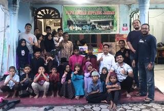 Bintara Angkatan 2013 Polresta Pekanbaru Buka Puasa Bareng Anak Panti Asuhan 