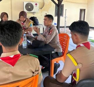 Tumbuhkan Kesadaran Generasi Muda, Polsek Rupat Sosialisasikan Ketapang kepada Pramuka