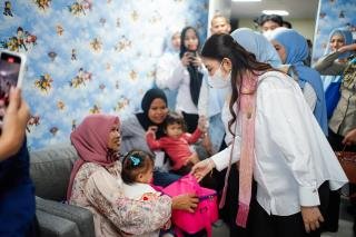 Kunker ke Riau, Selvi Gibran Tekankan Pentingnya Imunisasi dan Kesehatan Masyarakat