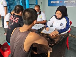 Baru Pindah, 45 WBP Lapas Pekanbaru Jalani Skrining Penyakit Menular
