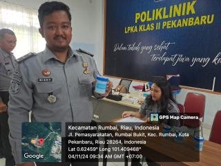 LPKA Pekanbaru Tes Urine Pegawai Sebelum Razia Kamar Hunian 