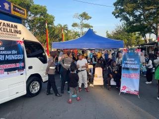 Peringati Hari Bhayangkara ke-79, Satlantas Terima Layanan Perpanjangan SIM di CFD