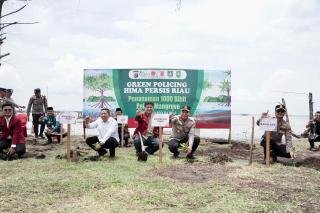 Kapolda Riau dan Hima Persis Kompak Peduli Lingkungan, Ini yang Dilakukan di Bengkalis