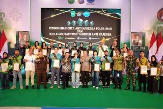 Kapolda Kukuhkan 23 Duta Bertugas Menyosialisasikan Bahaya Narkoba