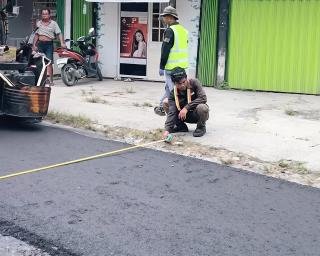 Usai Jalan Tamtama, Giliran Jalan Serayu Diaspal PUPR Pekanbaru 