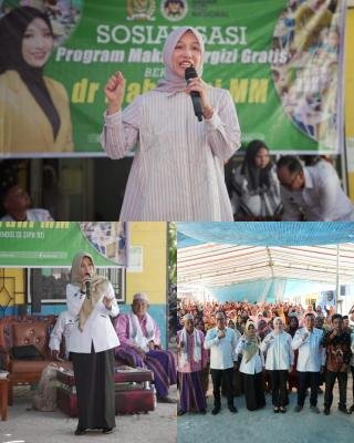 Anggota DPR RI Maharani Sosialisasikan MBG di Tanah Putih: Wujudkan Generasi Emas 2045