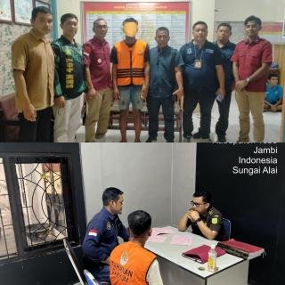 Gakkum Kehutanan Sumatera Amankan Pelaku dan 6 Motor Bermuatan Kayu Ilegal di TN Bukit Tigapuluh