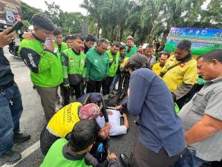 Dirlantas Polda Riau Kukuhkan Driver Ojol sebagai Duta Pelopor Keselamatan Berlalu Lintas
