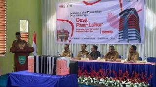 Bupati Anton Apresiasi Penetapan Pasir Luhur sebagai Desa Percontohan Antikorupsi di Rohul