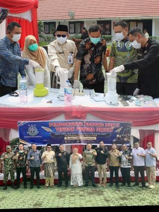 Kejari Pelalawan Musnahkan Barang Bukti 269 Perkara Tindak Pidana, Ini Rinciannya