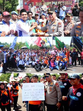 May Day di Kepri Kondusif, Kapolda Yan Fitri Rayakan Bersama Serikat Pekerja dengan Syukuran