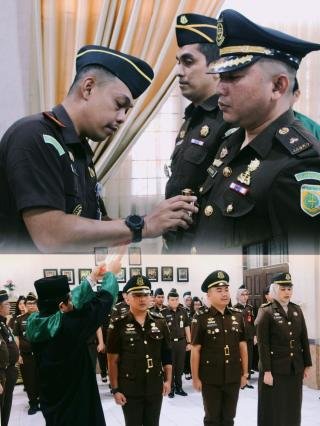 Kajari Pelalawan Lantik Kasi Pidsus dan Dua Kasubsi, Ini Nama yang Menjabatnya