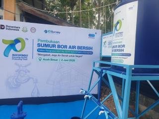 Abpednas Bersama Sucofindo Sediakan Akses Air Bersih untuk Warga Desa 