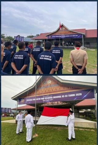 Lapas Pasir Pengaraian Peringati Harganas ke-33, Kalapas: Keluarga Miliki Peran Strategis