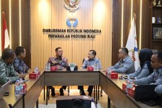 Kanwil Kemenkumham Riau dan Ombudsman Perkuat Sinergitas Tingkatkan Pelayanan Publik