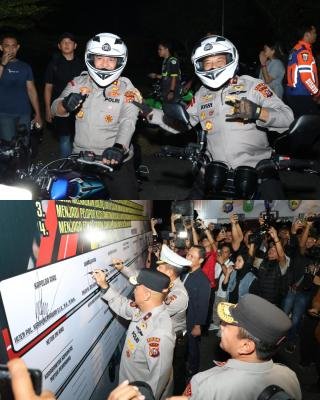 Kapolda Riau Vs Wali Kota Agung Adu Cepat di Arena Bhayangkara Drag Bike 2025, Ini Pemenangnya