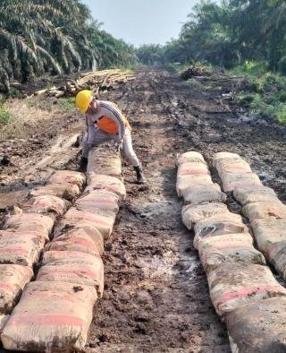 Warga Bersyukur PT CCI Berinvestasi Bangun Jalan Kampung Agar Bisa Dipakai untuk Bersama