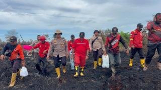 Pasca Karhutla 10 Ha di Rupat, Tim Gabungan Gencarkan Patroli dan Sisir Lahan Berasap