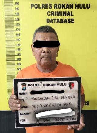 Modus Antar Kue, Kakek 72 Tahun di Tambusai Utara Ini Cabuli Anak di Bawah Umur 
