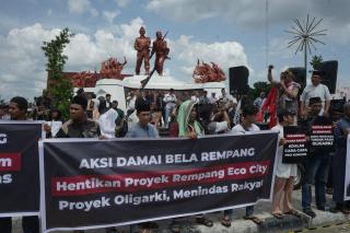Gelar Aksi Bela Rempang, GMMK Riau Tuntut Penarikan Aparat 