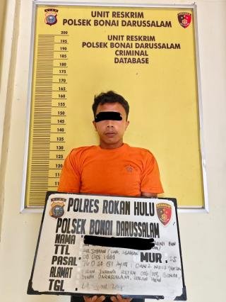 Cabuli Gadis 14 Tahun, Pemuda di Bonai Darussalam Ini Ditangkap Polisi