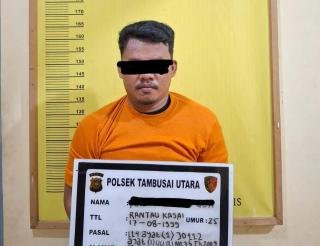 Lagi Pengedar Sabu Diringkus Polisi di Tambusai Utara, Dua Paket Sabu Disita 