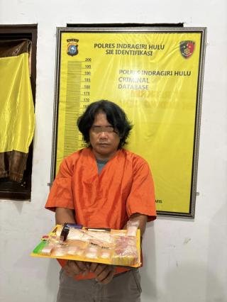 Pecatan Polisi Jadi Bandar Sabu Antar Kecamatan, Polsek Batang Cenaku Sita Puluhan Gram Sabu