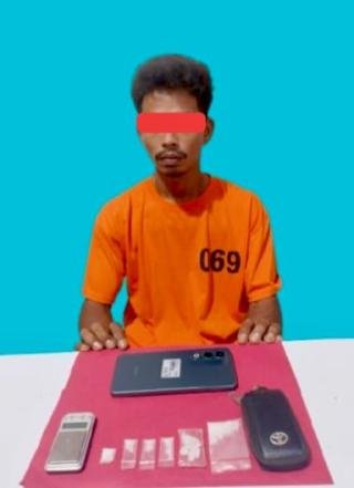 Berkat Layanan 110, Polres Pelalawan Gagalkan Peredaran Sabu di Pulau Muda