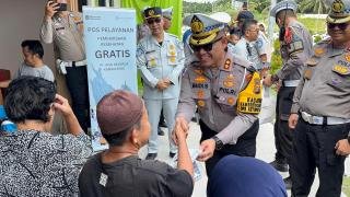 Sapa Pemudik, Wadirlantas Polda Riau Titip Salam untuk Keluarga di Kampung