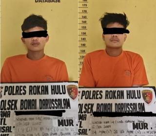 Miliki 12 Paket Sabu, Dua Pemuda Ditangkap Polsek Bonai Darussalam 