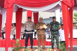 Didampingi Kapolda-Danrem, Gubri Pimpin Apel Jambore Karhutla: Libatkan Generasi Muda DN dan LN