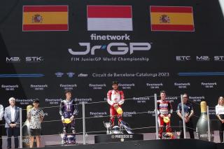 Pembalap Astra Honda Kibarkan Merah Putih di FIM JuniorGP Barcelona 