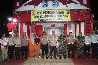 Kapolres Sambangi Pospam dan Posyan, Berikan Pelayanan Terbaik Selama Nataru