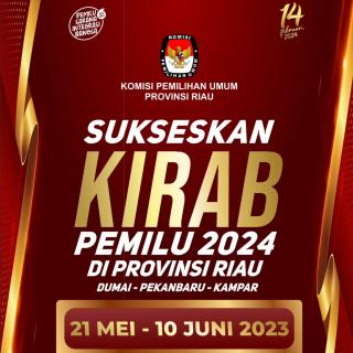 Hari Ini, Kirab Pemilu 2024 Tiba di Riau 