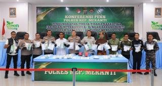 Polres Meranti Selamatkan 6.600 Jiwa dari 27 Kg Sabu, Wakapolda: Tidak Ada Ruang Bagi Sindikat!
