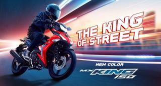 Kombinasi Atraktif Warna dan Grafis Baru MX King 150 Makin Sporty 