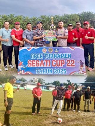 Wabup Pelalawan Tutup Open Turnamen Segati Cup 2025: Ajang Prestasi dan Tingkatkan UMKM