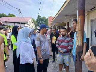 Datangi RS Bhayangkara, Wako Sampaikan Belasungkawa untuk Keluarga Korban Kebakaran 
