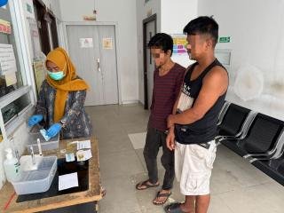 Tiga Orang Positif Narkoba dalam Patroli di Dua Kampung Pekanbaru