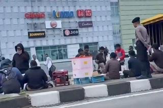 Ada Giat KPK di Flyover Simpang SKA, Polisi Tutup Jalan Selama Enam Hari