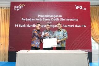 Dukung Layanan Perbankan yang Terintegrasi, Bank Mandiri Taspen dan IFG Life Jalin Kerja Sama  