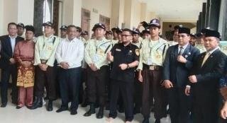 Bupati Anton Lepas 45 Peserta Pelatihan Satpam Program Basnaz Rohul