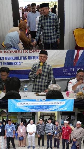 Wujudkan Generasi Sehat, Anggota DPR RI Sahidin Sosialisasikan Program MBG di Tanjung Rambutan
