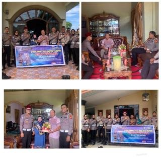 Sambut HUT ke-70 Lantas Bhayangkara, Satlantas Polres Inhil Anjangsana ke Purnawirawan